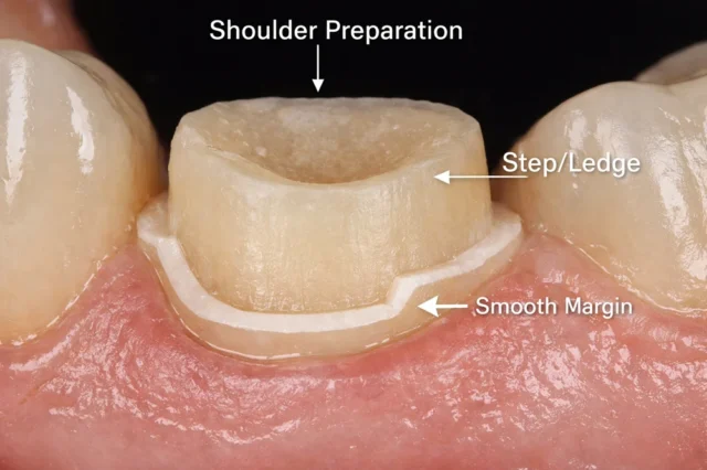 Shoulder (Step) Preparation Technique in E-max and Zirconium Crowns at Antalya Turkey